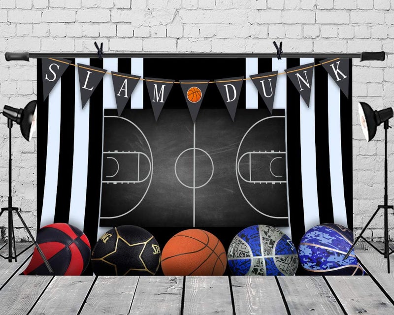 LYLYCTY Basketball Bakcdrop for Theme Party Spulies Banners Sports Photography Background - Image 3